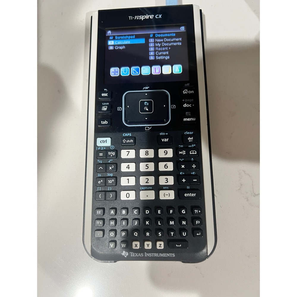 Texas Instruments TI-Nspire CX Graphing Calculator Color Screen Backlit Tested